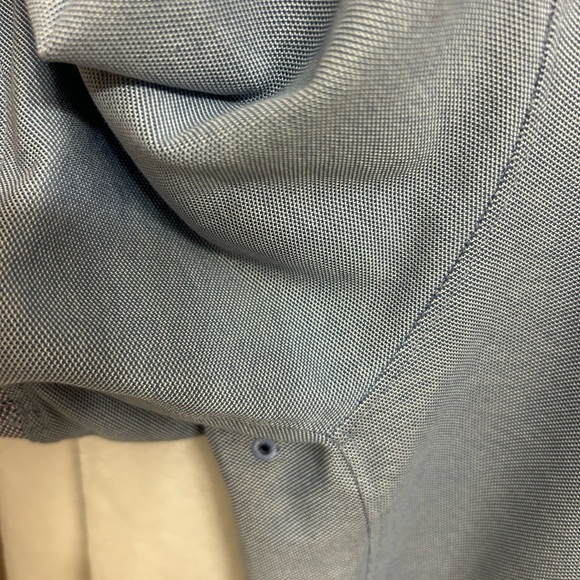 Lululemon Polo Shirt Men's XXL Light Blue Short Sleeve Wicking Stretch - Picture 10 of 12